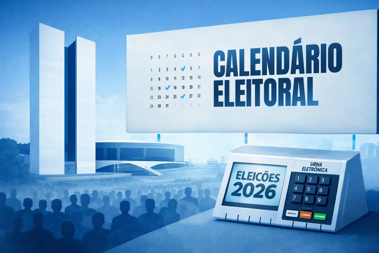 Calendário eleitoral 2026